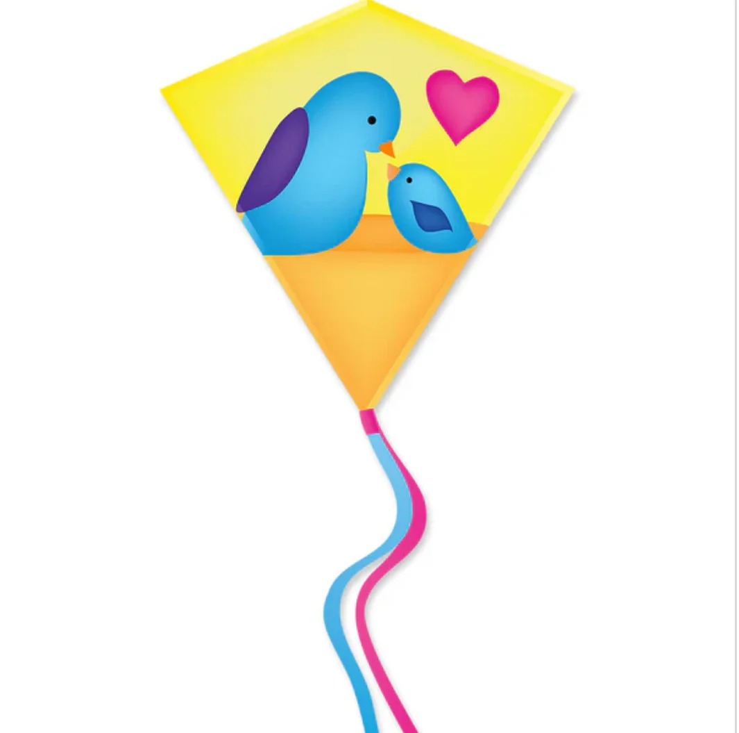 30in Diamond Kite- Birds