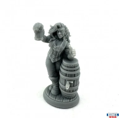 30168 - Bones USA Reaper Legends: Anya, Half Orc Arm-Wrestler