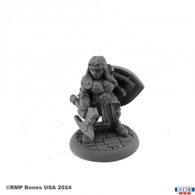 30170 - Bones USA Reaper Legends: Freya Fangbreaker, Dwarf Shieldmaiden