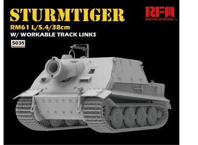 Rye FIeld Models 5035 Sturmtiger w/Workable Track Links 1/35 - RyeField Models