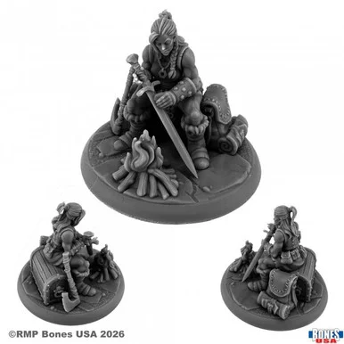 30279 - Bones USA Reaper Legends: Long Rest Camping Vignette