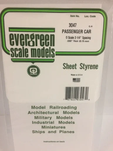 3047 - PASSENGER CAR SIDING O