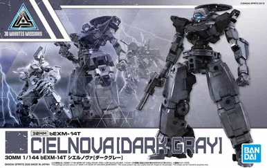 Bandai 5060251 30MM #27 bEXM-14T Cielnova [Dark Gray] 1/144 Scale Model Kit