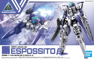 Bandai 5062062 30MM #40 Eexm-30 Espossito Beta 1/144 Scale Model Kit