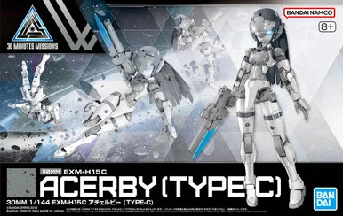 Bandai 5066294 30MM #56 EXM-H15C Acerby (Type-C) 1/144 Scale Model Kit