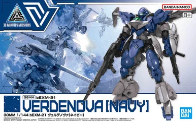 Bandai 5067160 30MM #64 bEXM-21 Verdenova Navy 1/144 Scale Model Kit