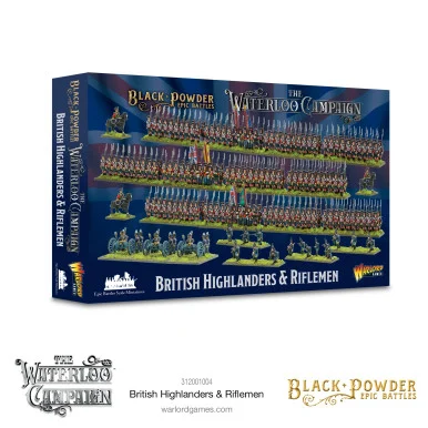 Black Powder Epic Battles: Napoleonic - British Highlanders & Riflemen