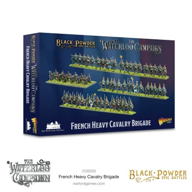 Black Powder Epic Battles: Napoleonic - Waterloo - French Heavy Cavalry Brigade