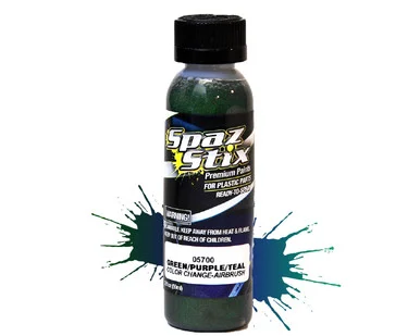 Spaz Styx 05700 Color Change Paint Green/ Purple / Teal 2oz - Spaz Stix