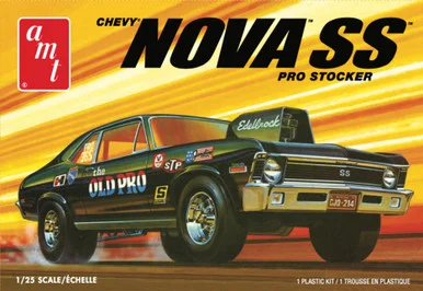 AMT 1142 1972 Chevy Nova SS Old Pro 1/25 Scale Model Kit