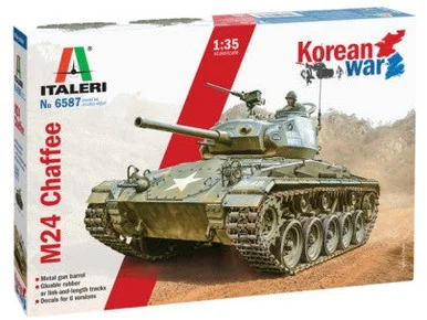 Italeri 6587: 1/35 M24 Chaffee Tank Korean War