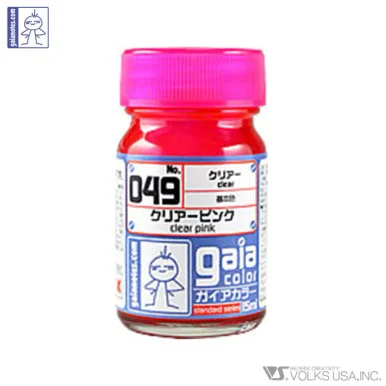 Gaia Clear Color 049 Clear Pink - 15ml