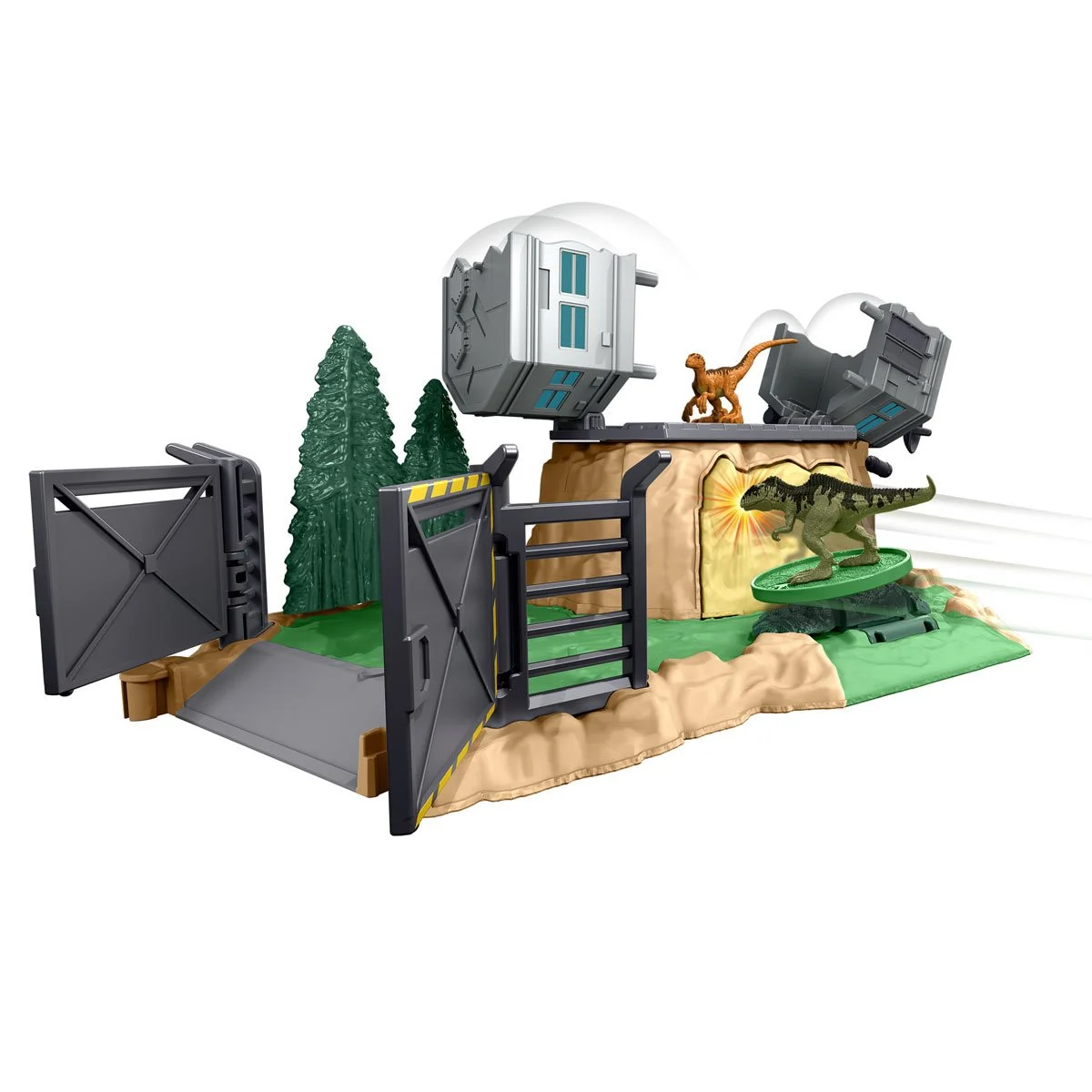 Jurassic World Dominion Gigantosaurus Rampage Mini Figure Playset - Mattel