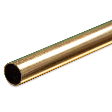 K&S Metals 1152 Round Brass Tube 11/32" OD x 0.014" Wall x 36" Long (1 Piece)