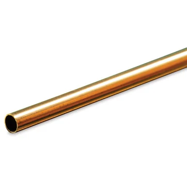K&S Metals 1149 Round Brass Tube 1/4" OD x 0.014" Wall x 36" Long (1 Piece)