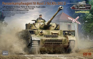 Rye FIeld Models 5043 Pz. Kpfw.IV Ausf J Last w/full int 1/35 - RyeField Models
