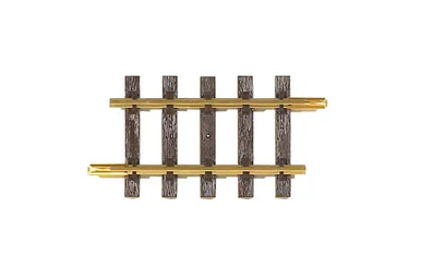 PIKO 35203 G G140 5.5" Straight Track Section, 1 Piece