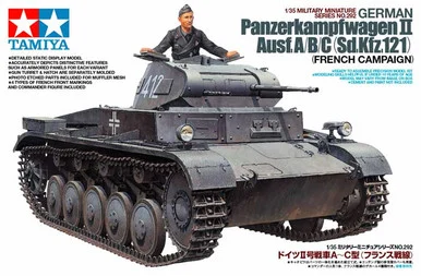 Tamiya 35292 German Panzerkampfwagen II Ausf.A/B/C (Sd.Kfz.121) 1/35 Scale Model Kit