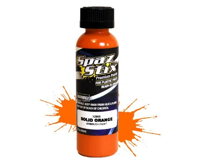 Spaz Stix 12900 Solid Orange Airbrush Paint 2oz