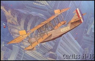 Roden 49 Curtiss H.16 WWI BiPlane 1/72 Scale Model Kit