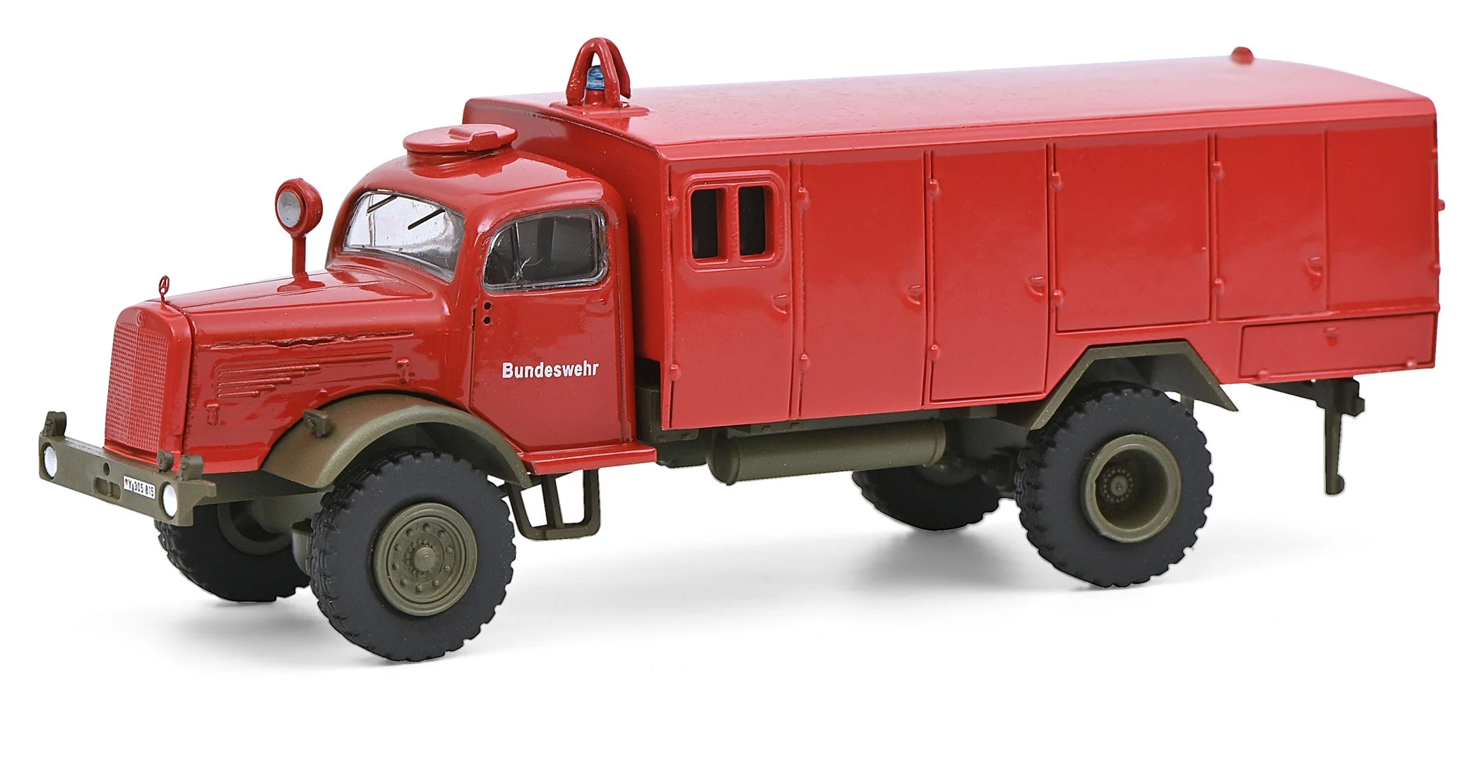 Mercedes Benz LG 315 TLF 2400 Bundeswehr 1:87 Scale Diecast Model - Schuco