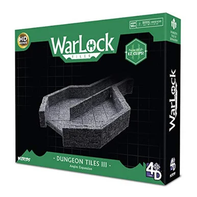 Wizkids 16512 WarLock Tiles: Dungeon Tiles III - Angles