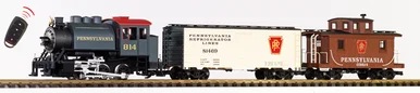 PIKO 38107 G 0-6-0 Saddletank Locomotive R/C Starter Set Pennsylvania #814