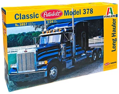 Italeri 3857 Peterbilt Model 378 ''Long Hauler'' Tractor Cab 1/24 Scale Model Kit