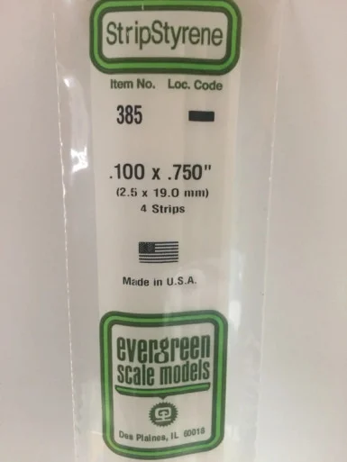385 - .100" x .750" x 24" (4)
