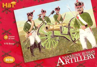 HaT Industrie 8010 Russian Artillery 1/72 Scale Model Kit - Hat Industries