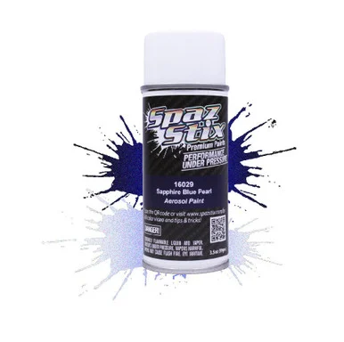 Spaz Stix 16029 Sapphire Blue Pearl Aerosol Paint 3.5oz