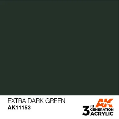 3G 153 - Extra Dark Green - AK11153