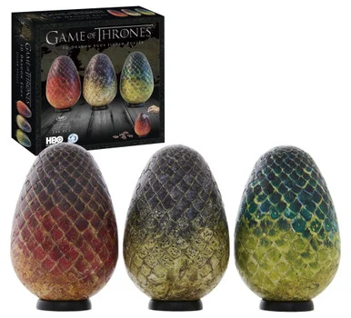 4D Puzzle 30009 Game of Thrones Dragon Eggs Set - 4D Cityscape