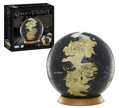 4D Puzzle 30004 Game of Thrones 9 Inch Globe Puzzle - 4D Cityscape