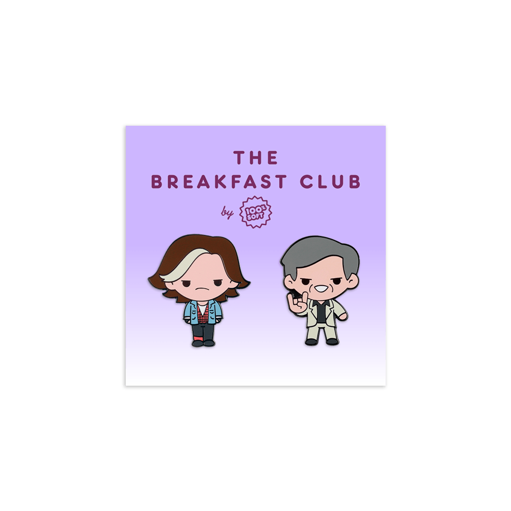 The Breakfast Club – Bender + Vernon Pin Set - 100% Soft