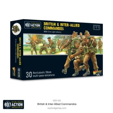 Bolt Action: British - British & Inter-Allied Commandos (2021 Version)
