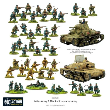 Bolt Action: Italians - Italian & Blackshirts Starter Army