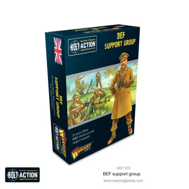 Bolt Action: British - BEF Support Group (HQ, Mortar & MMG)