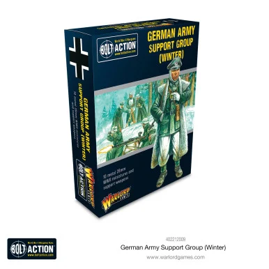 Bolt Action: Germans - Bolt Action: Germans - German Army (Winter) Support Group (HQ, Mortar & MMG)