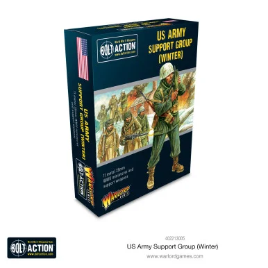 Bolt Action: Americans - US Army Winter Support Group (HQ, Mortar & MMG)