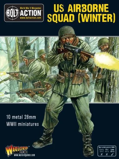 Bolt Action: Americans - US Airborne Squad (Winter)
