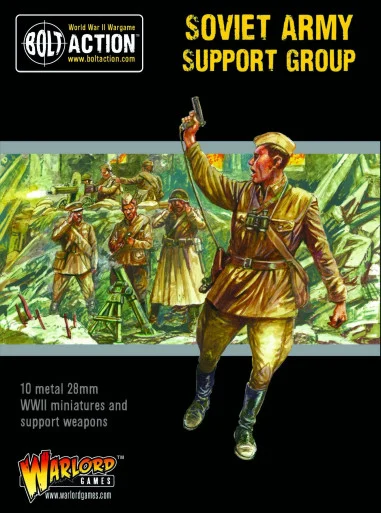 Bolt Action: Soviets - Army Support Group (HQ, Mortar & MMG)