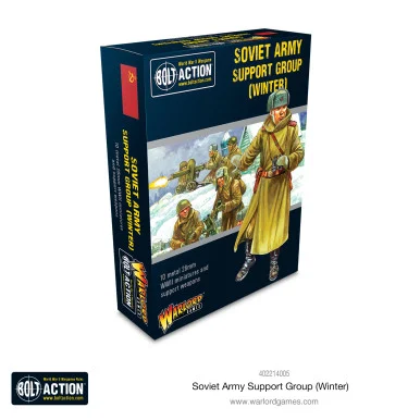 Bolt Action: Soviets - Soviet Army Winter Support Group (HQ, Mortar & MMG)