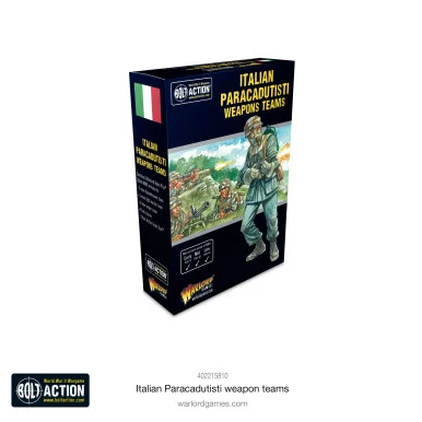 Bolt Action: Italians - Italian Paracadutisti weapons teams