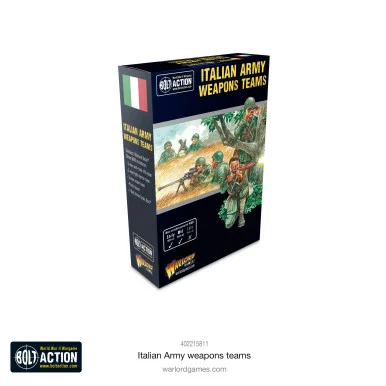 Bolt Action: Italians - Italian Army weapons teams