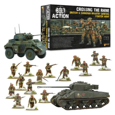 Bolt Action: British - Crossing the Rhine British & Canadian (Winter) Starter Army