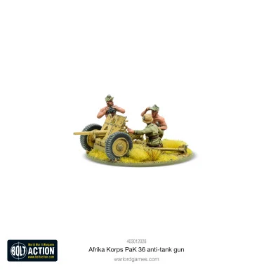 Bolt Action: Germans - Afrika Korps Pak 36 light anti-tank gun