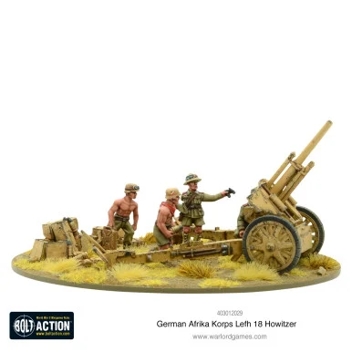 Bolt Action: Germans - Afrika Korps LeFH 18 10.5cm medium artillery