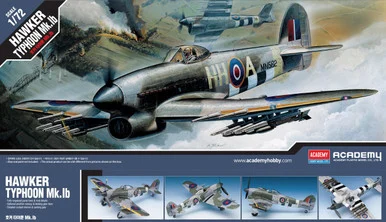 Academy Models 12462 Hawker Typhoon Mk.1B 1/72 Scale Model Kit