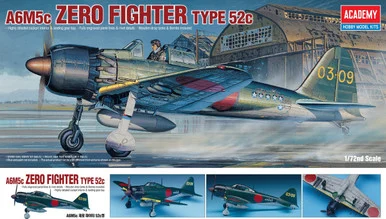 Academy Models 12493 Mitsubishi A6M5c Zero Fighter Type 52c 1/72 Scale Model Kit